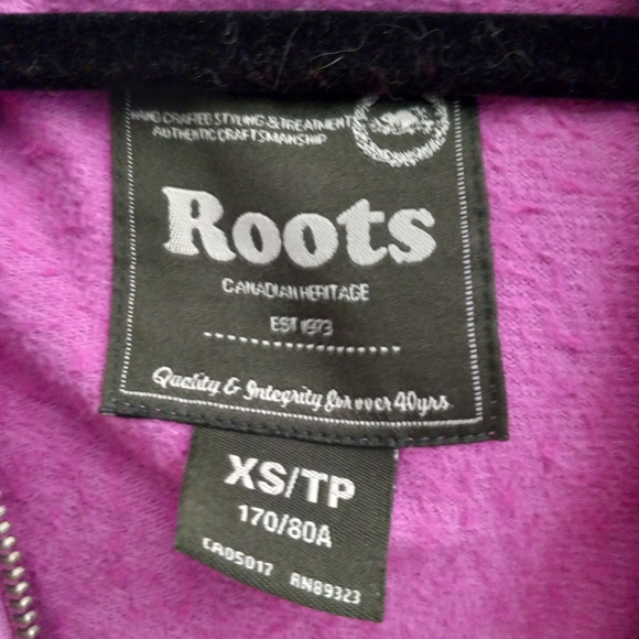 Pink Roots Zip Up Hoodie Size XS - Picture 4 of 4